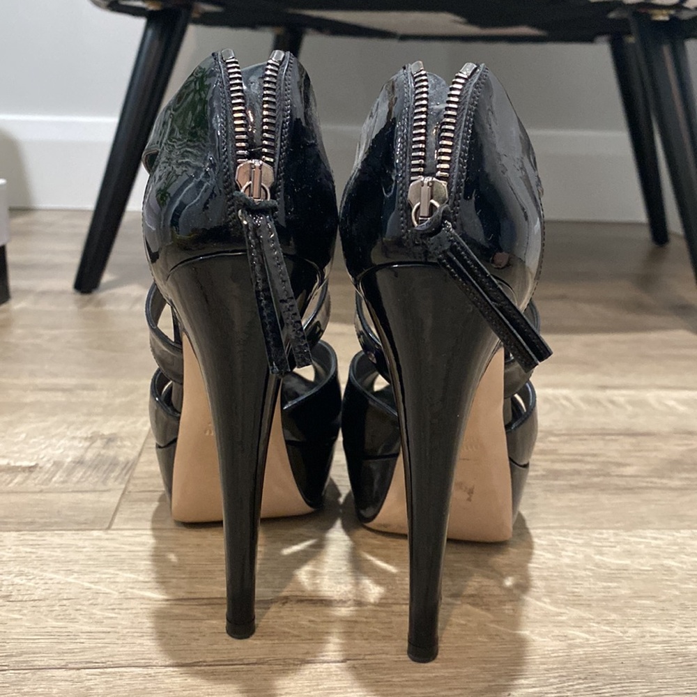 Miu Miu Patent Leather Platform Heels - Picture 5 of 8